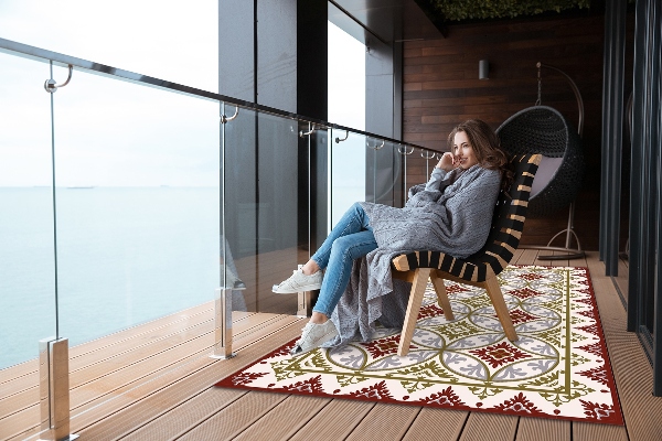 Garden rug amazing pattern geometric pattern