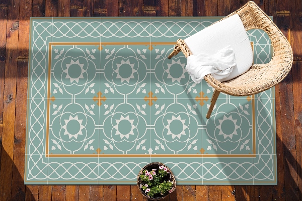 Outdoor mat for patio Vintage symmetry