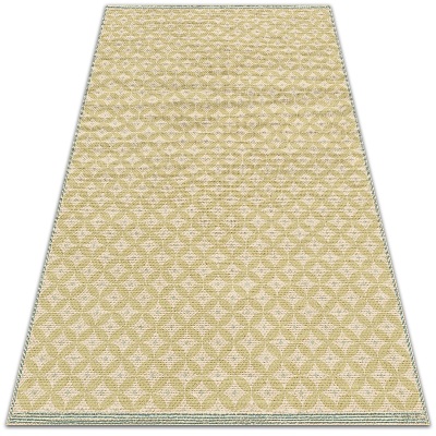 Outdoor mat for patio oriental pattern