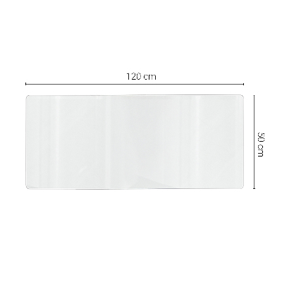 Soft glass for desk