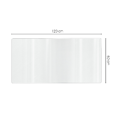 Soft glass for desk