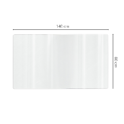 Soft glass for desk