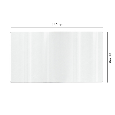 Soft glass for desk