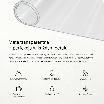 Soft glass for desk
