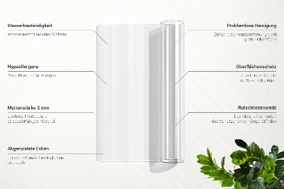 Soft glass for desk