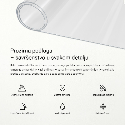 Soft glass for desk