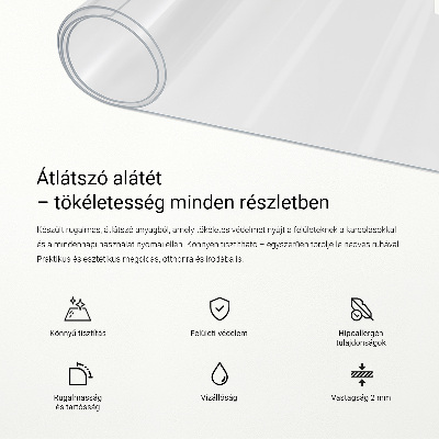 Soft glass for desk