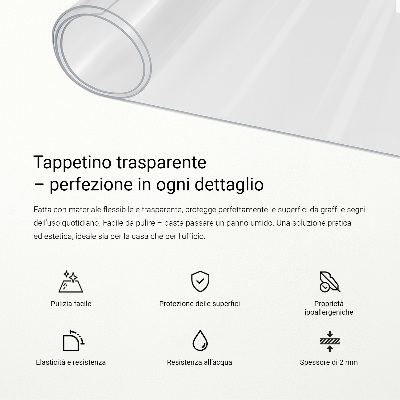 Soft glass for desk