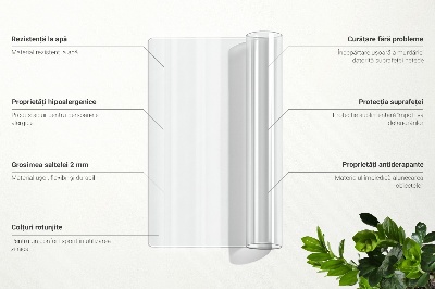 Soft glass for desk