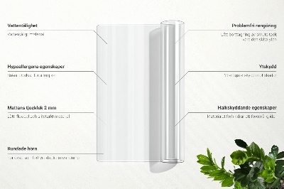 Soft glass for desk