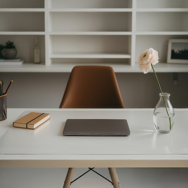 Soft glass for desk
