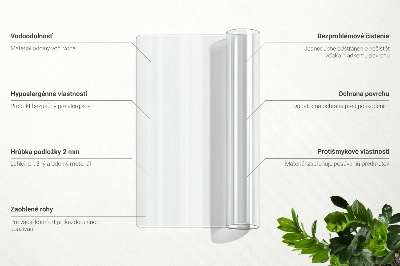 Soft glass for desk