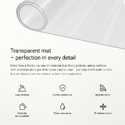 Soft glass for desk