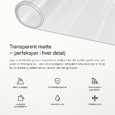 Soft glass for desk