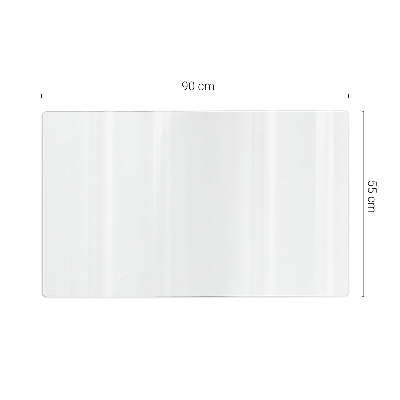 Soft glass for desk