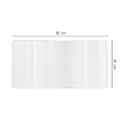 Soft glass for desk