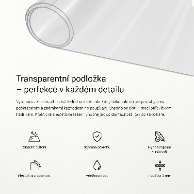 Soft glass transparent