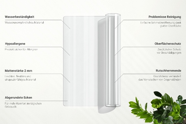 Soft glass transparent