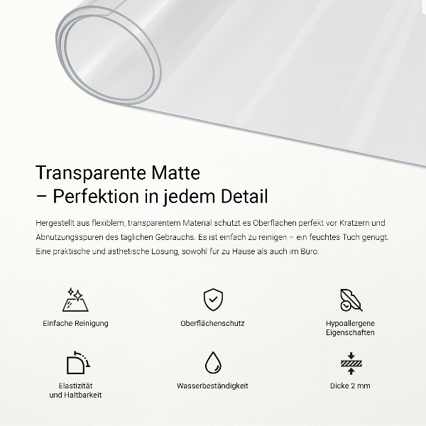 Soft glass transparent