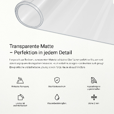 Soft glass transparent