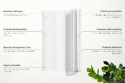 Soft glass transparent