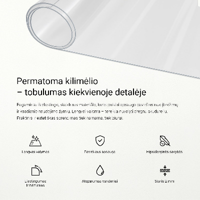 Soft glass transparent