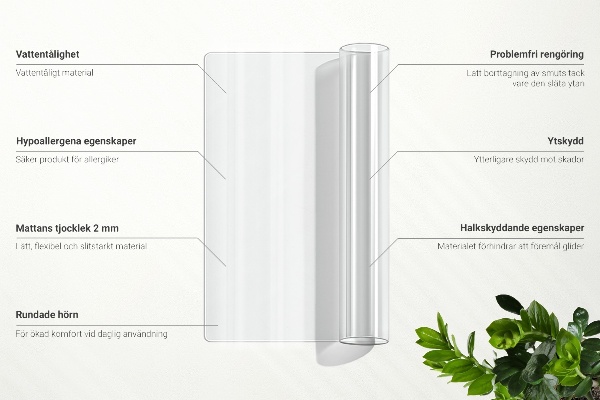 Soft glass transparent