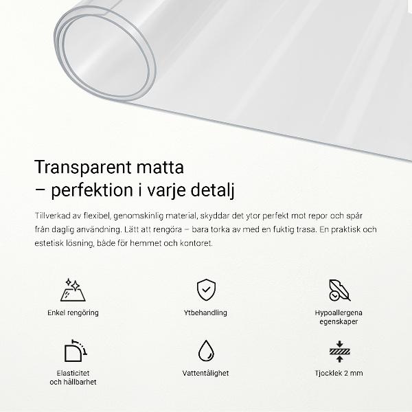 Soft glass transparent