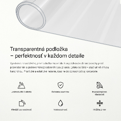 Soft glass transparent