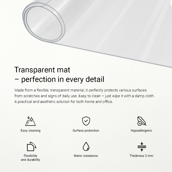 Soft glass transparent