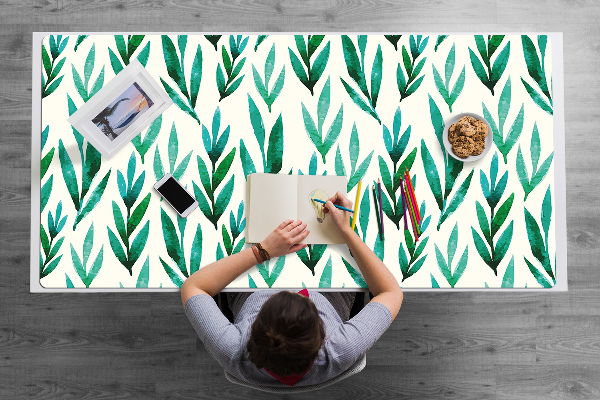 Full desk mat Green leaves