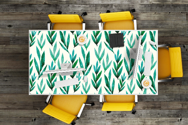 Full desk mat Green leaves