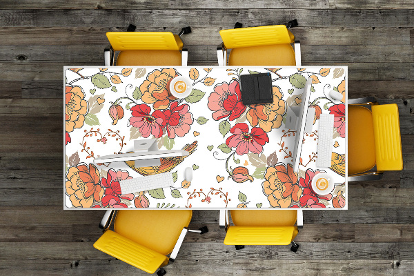 Full desk mat ornament birds