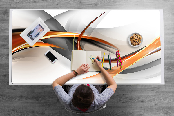 Full desk pad Abstract ribbon
