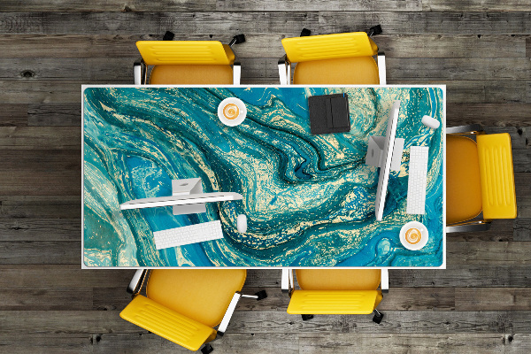 Full desk pad Abstraction blue