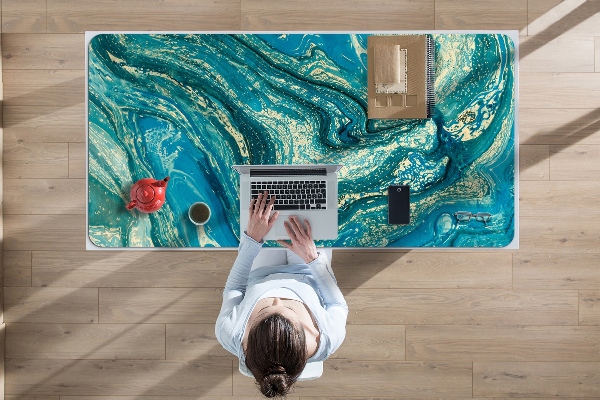 Full desk pad Abstraction blue