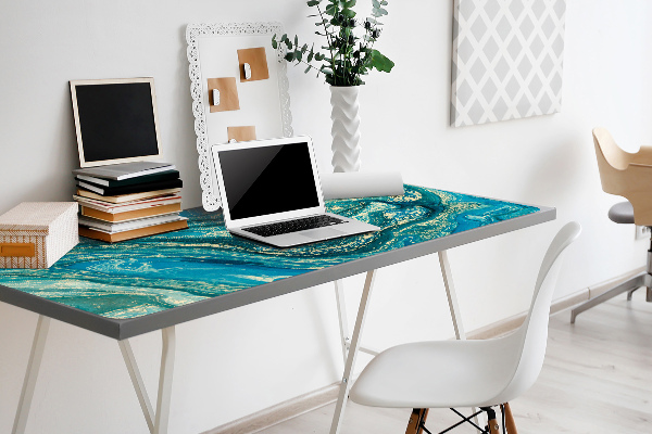 Full desk pad Abstraction blue