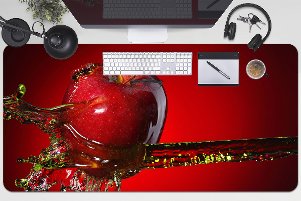 Desk pad red apple