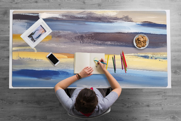 Full desk mat painted sky