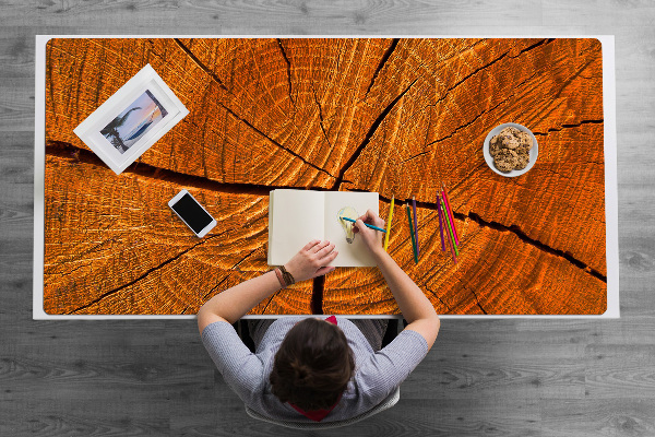 Large desk mat for children Tree trunk