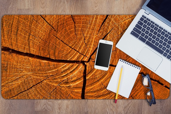 Large desk mat for children Tree trunk