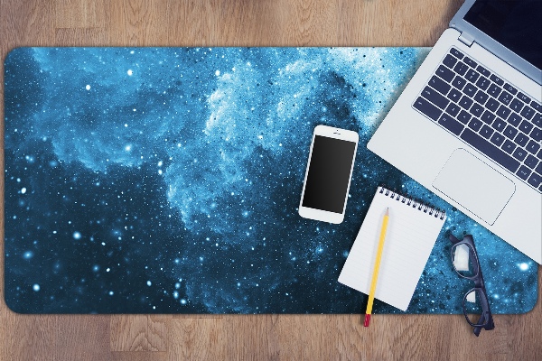 Large desk mat for children Sky at night
