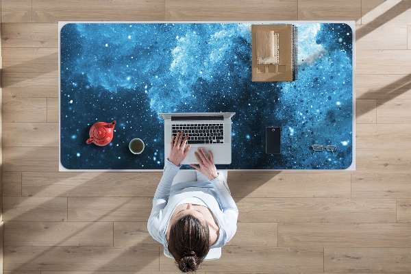 Large desk mat for children Sky at night