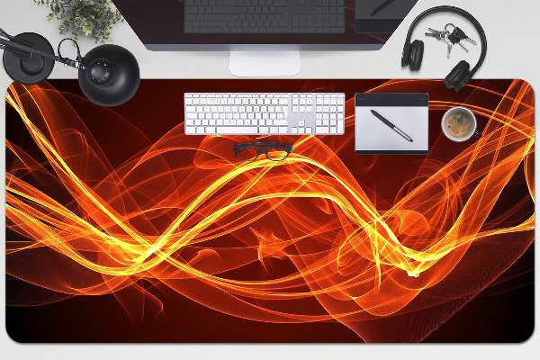 Full desk protector red flame