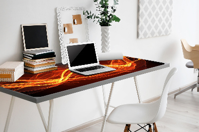 Full desk protector red flame