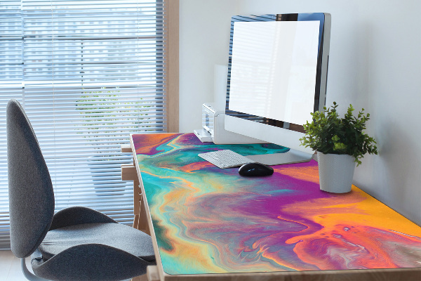 Full desk mat colorful patterns