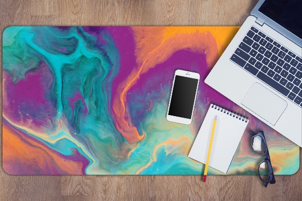 Full desk mat colorful patterns