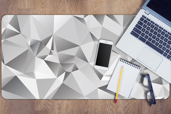Full desk protector Abstraction gray