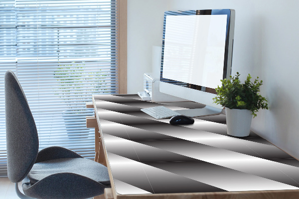 Desk pad metallic basket