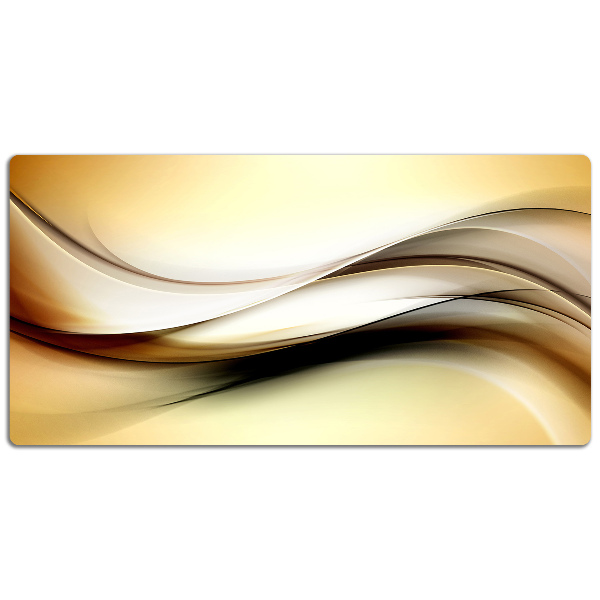 Full desk mat abstraction beige
